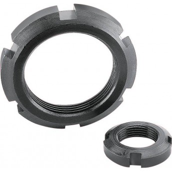 Круглая гайка с торцевыми шлицами NORELEM 33105 345198